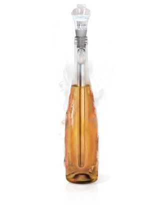 Stick metalic cu dop si picurator , pentru racirea lichidului din sticla, colectie Nerthus - Vin Bouquet